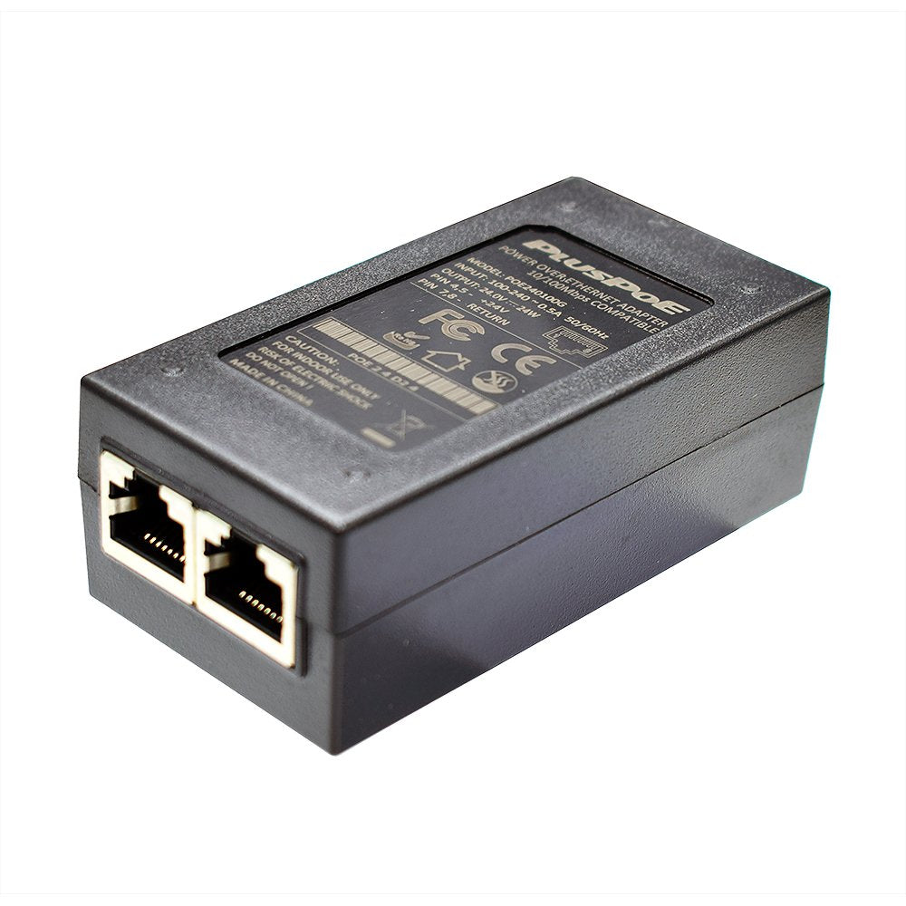 24volt Passive PoE Injector 24W Power Over Ethernet PoE Adapter for 24v PoE Devices Compatible with Ubiquiti POE-25-5W, POE-24-12W and POE-24-24W