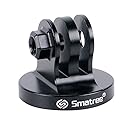 Smatree Aluminum Tripod Mount Adapter Compatible for Insta360 X5, Gopro Hero 13,12, 11, 10, 9, 8, 7, 6, 5, 4, 3+, 3, 2, 1 HD, Compatible with DJI OSMO
