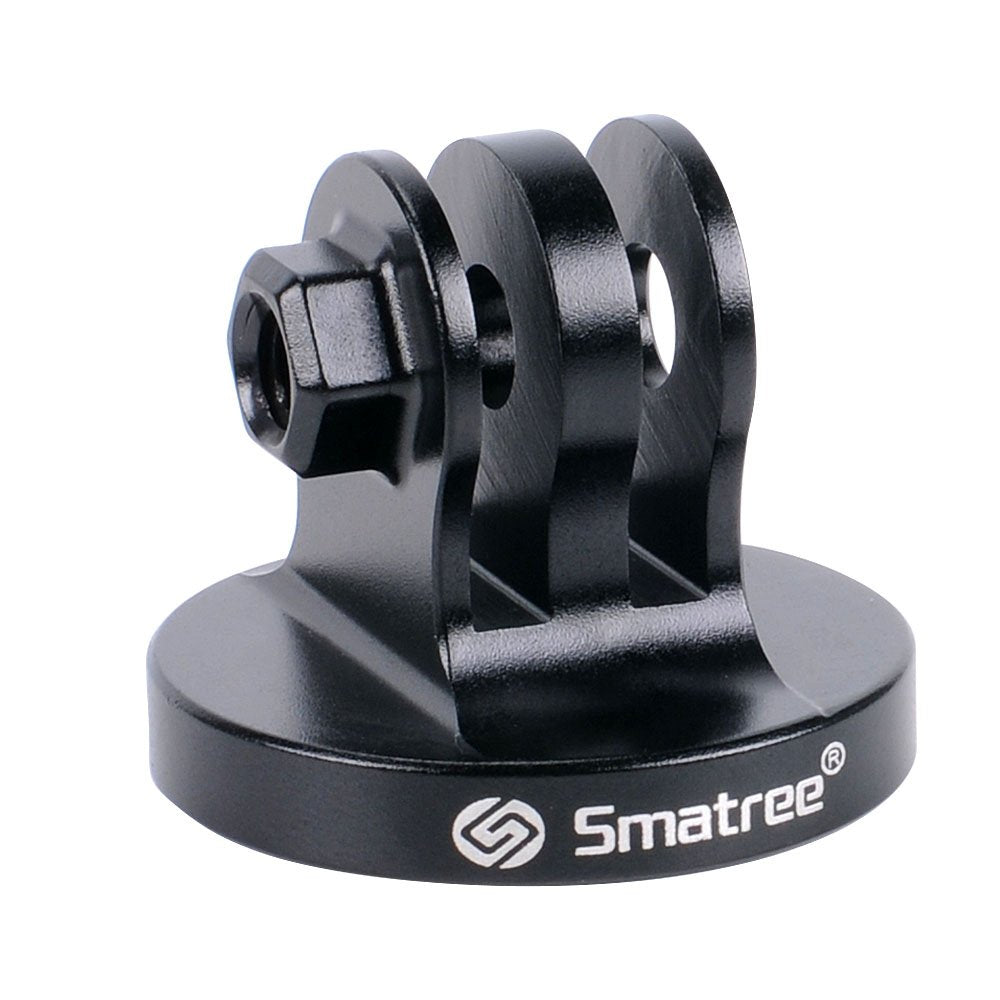 Smatree Aluminum Tripod Mount Adapter Compatible for Insta360 X5, Gopro Hero 13,12, 11, 10, 9, 8, 7, 6, 5, 4, 3+, 3, 2, 1 HD, Compatible with DJI OSMO