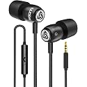 Ludos Clamor Wired Earbuds in-Ear Headphones, 5 Years Warranty, Earphones with Microphone, Noise Isolating Ear Buds for School, Kids, Women, Small Ear