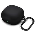 AIRSPO Silicone Case Compatible for Samsung Galaxy Buds 2 Pro/Galaxy Buds2/ Galaxy Buds Pro 2/ Galaxy Buds Live/Galaxy Buds FE Case (Black)
