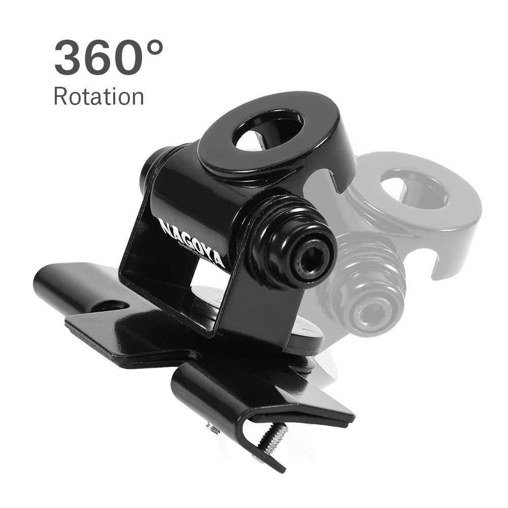 fosa Antenna Bracket 360? Angle Adjustable Bracket Stand Mount for Car Vehicle Mobile Radio Antenna Mounted on Iron Sheet, Rear Tail Gate, Side Door