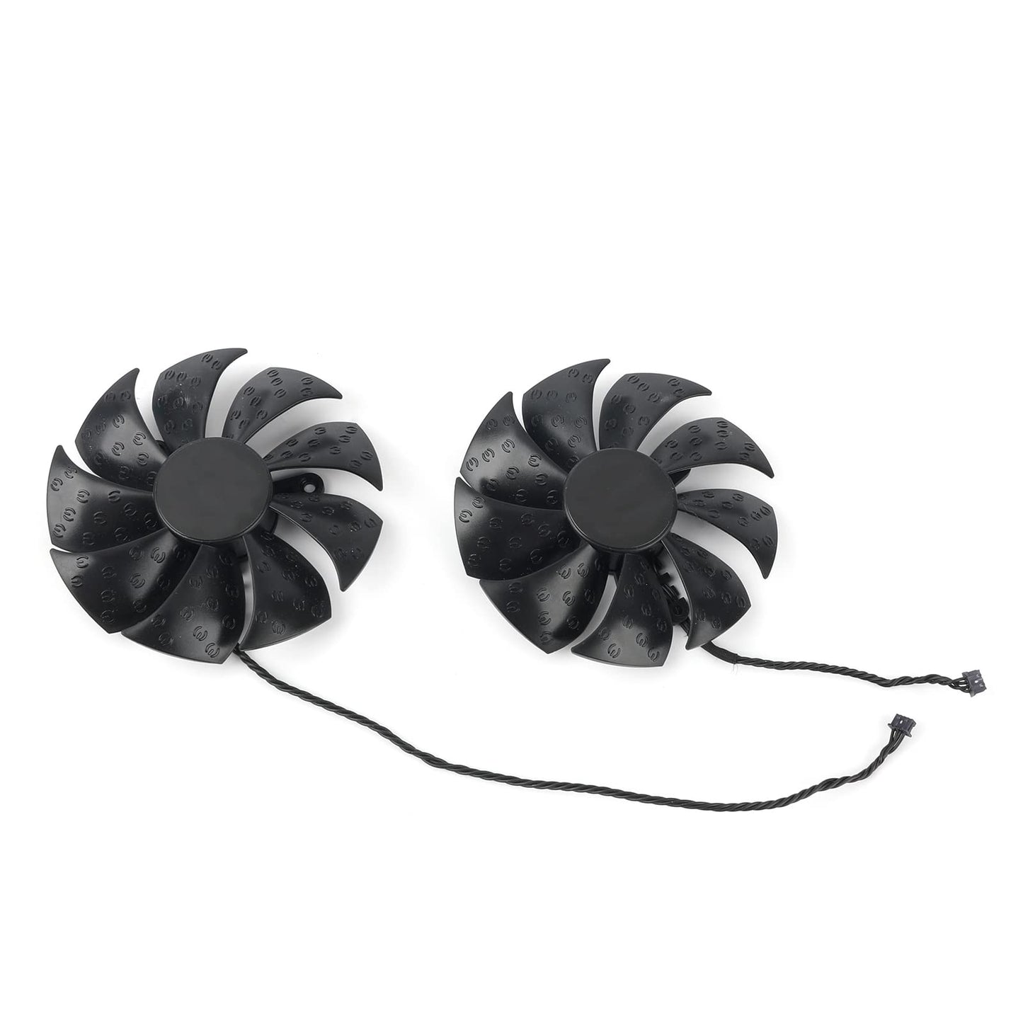 Coolerage 85mm DC 12V 0.55A 4Pin PLA09215S12H RTX2080Ti GPU Fans for EVGA RTX 2060 2070 2080 2080Ti RTX2080Ti Graphics Card Cooling Fans (Fan - AB)