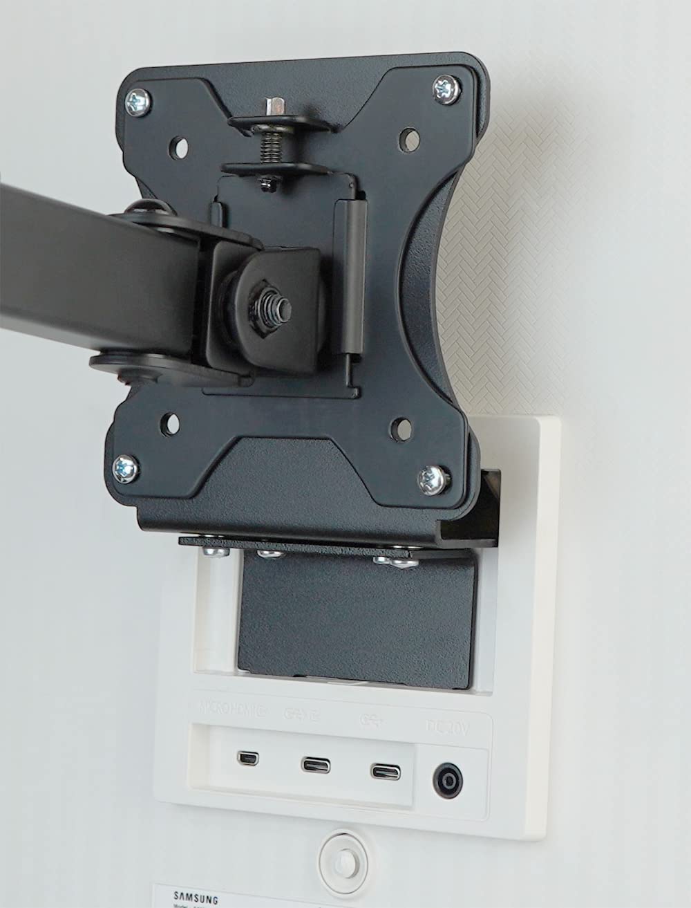 Gladiator Joe Monitor VESA Adapter Arm/Mount Compatible with Samsung M8 (LS32BM80PUNXGO,LS32BM80GUNXGO,LS32BM80BUNXGO,LS32BM801UNXGO)