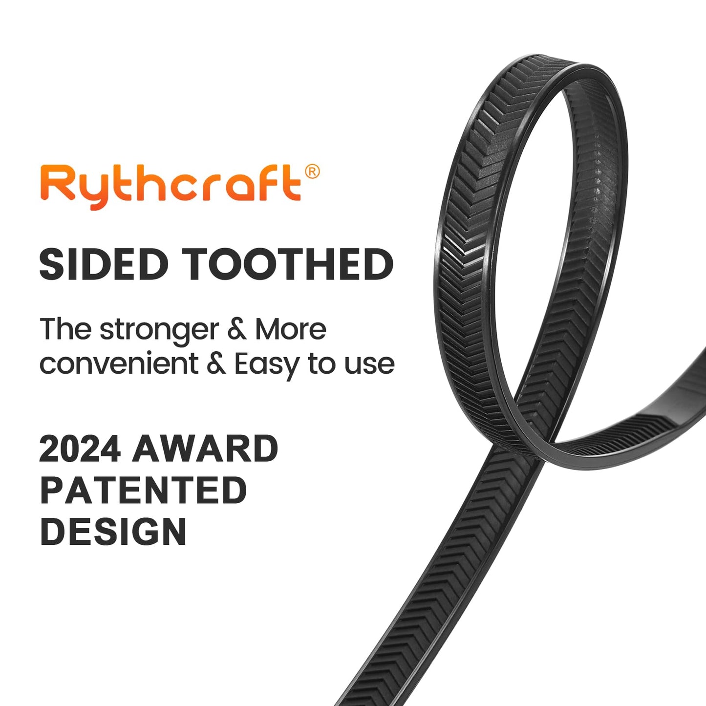 Zip Ties Heavy Duty 12 inch?V-Shaped Toothed Double Sided With 200 LBS Tensile Strength Cable Ties ?Extra Large Wire Ties Adjustable Nylon Tie Wraps