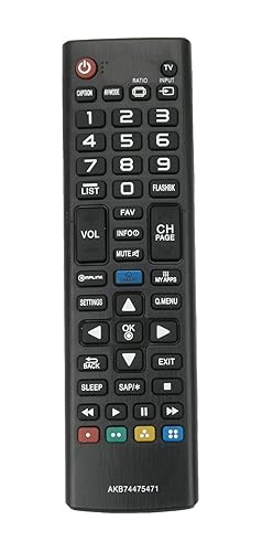 New AKB74475471 Replace Remote fit for LG TV 49lf6300 50lf5800 55LF6090 32LF5800 32LF580B 42LF5800 55lf6300 60LF610055LF6100