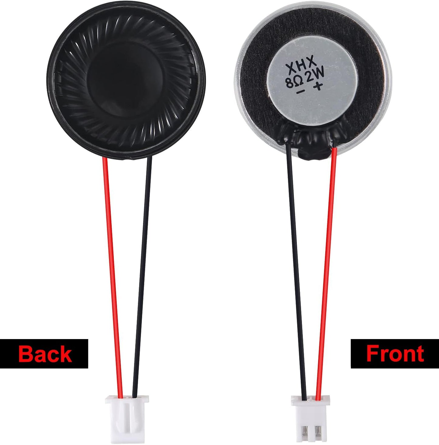 8Pcs 2W 8 Ohm Small Speakers Metal Shell Round Internal Magnet Loud Speaker Micro Internal for DVD, EVD, Mini Multimedia Loudspeaker