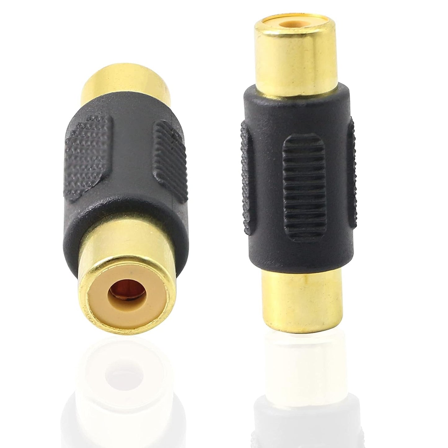 JDYYICZ 8-Pack Gold Plated RCA Female to RCA Female Coupler