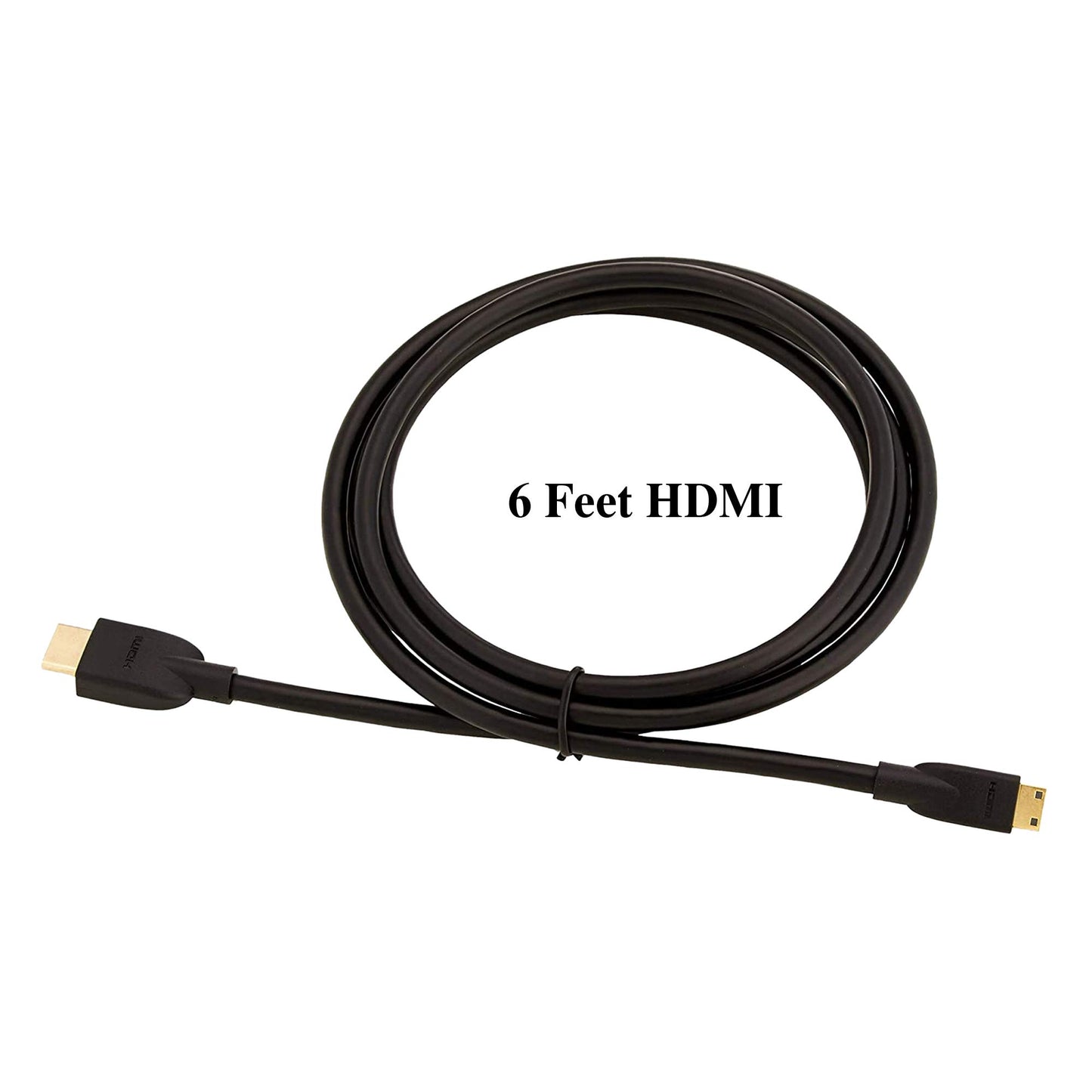 HDMI Cable for Canon EOS Rebel SL3 DSLR Camera + USB Cable |High-Speed 4K HDMI Cable | 6 Feet |