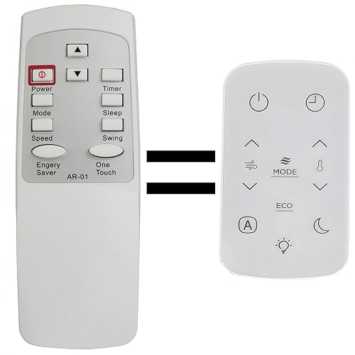 Replacement Remote Control RG15B1/E for Arctic King AC Air Conditioner Remote Control WWK05CR01N WWK05CR91N WWK06CR01N WWK06CR91N WWK08CR91N