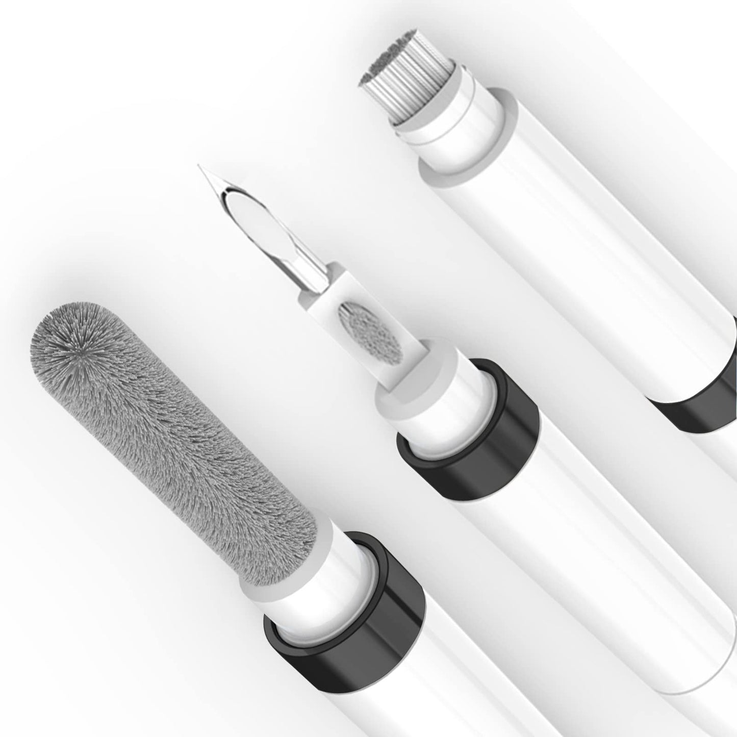 GOALSEN Dual-Brush Earbud Cleaning Pen | 4-in-1 Pro Kit for Precision & Durability, Tool Compatible with Airpods, Galaxy Buds, All Wireless Headsets