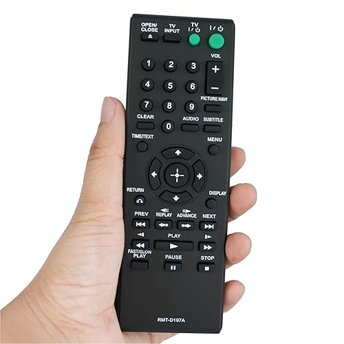Universal Replacement Remote Control Fit for DVP-NS57P DVP-NS57P/B DVP-NS601HP DVP-NS41 DVP-NS41P for Sony DVD Player