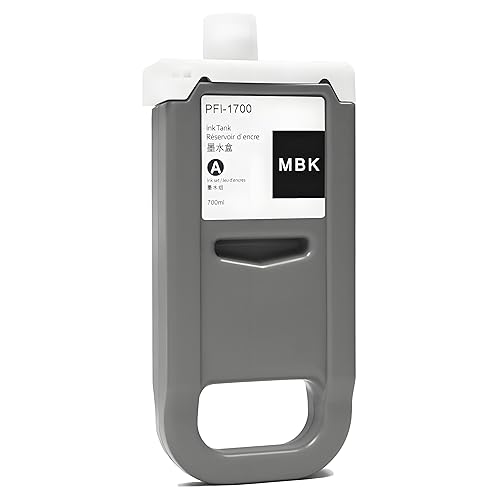 Pfi-1700 Remanufactured Pigment Ink Cartridge for Canon imagePROGRAF Pro 2000 2100 4000 4000s 4100 4100s 6000 6000s 6100 6100s Printers 700 ML(1-Pack
