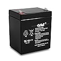 Casil Genuine CA1250 12V 5Ah SLA Alarm Battery | Upgrade Replacement for CA1240 12V 4Ah | Sealed Lead Acid AGM Backup Power