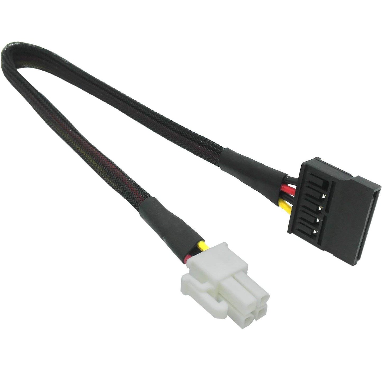 COMeap (3-Pack SATA Power Cable for Lenovo Motherboard, ATX 4 Pin to SATA Hard Drive HDD Power Adapter Extension 12-inch(30cm)