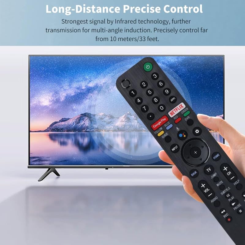 RMF-TX500U for Sony TV Remote, RMF-TX500U Voice Replacement Remote Control for Sony Smart TV for All Sony Bravia TVs XBR-49X950H XBR-65A8H KD-65X750H