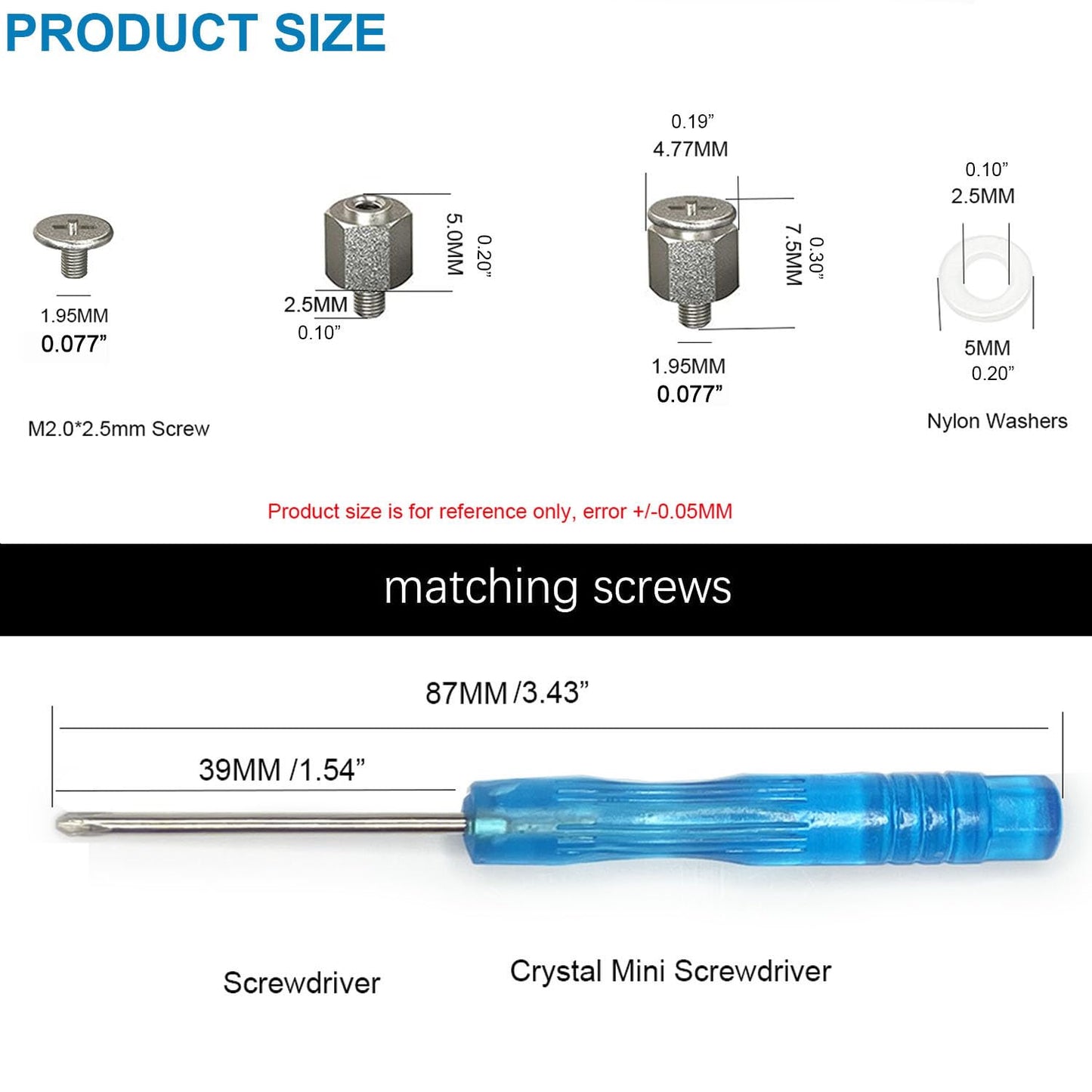 Awxlumv M.2 Screws Kit, NVMe Screw M.2 for Asus Screw M2 SSD Mounting Set Standoff + Screws with Screwdriver Compatible ASUS Motherboard Computer