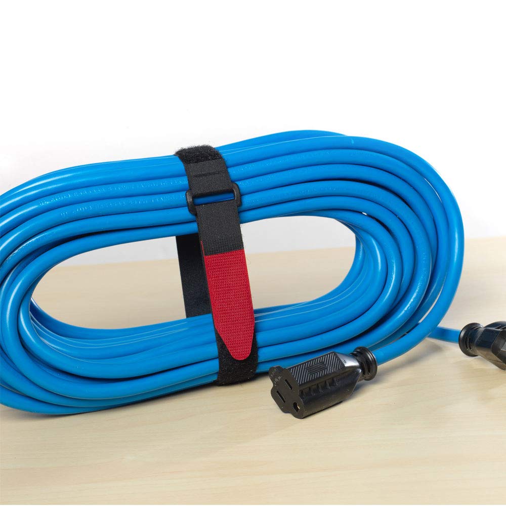Velcro Brand 90107 - All Purpose Straps - 18" x 1" All Purpose Strap, 2 Ct. - Black