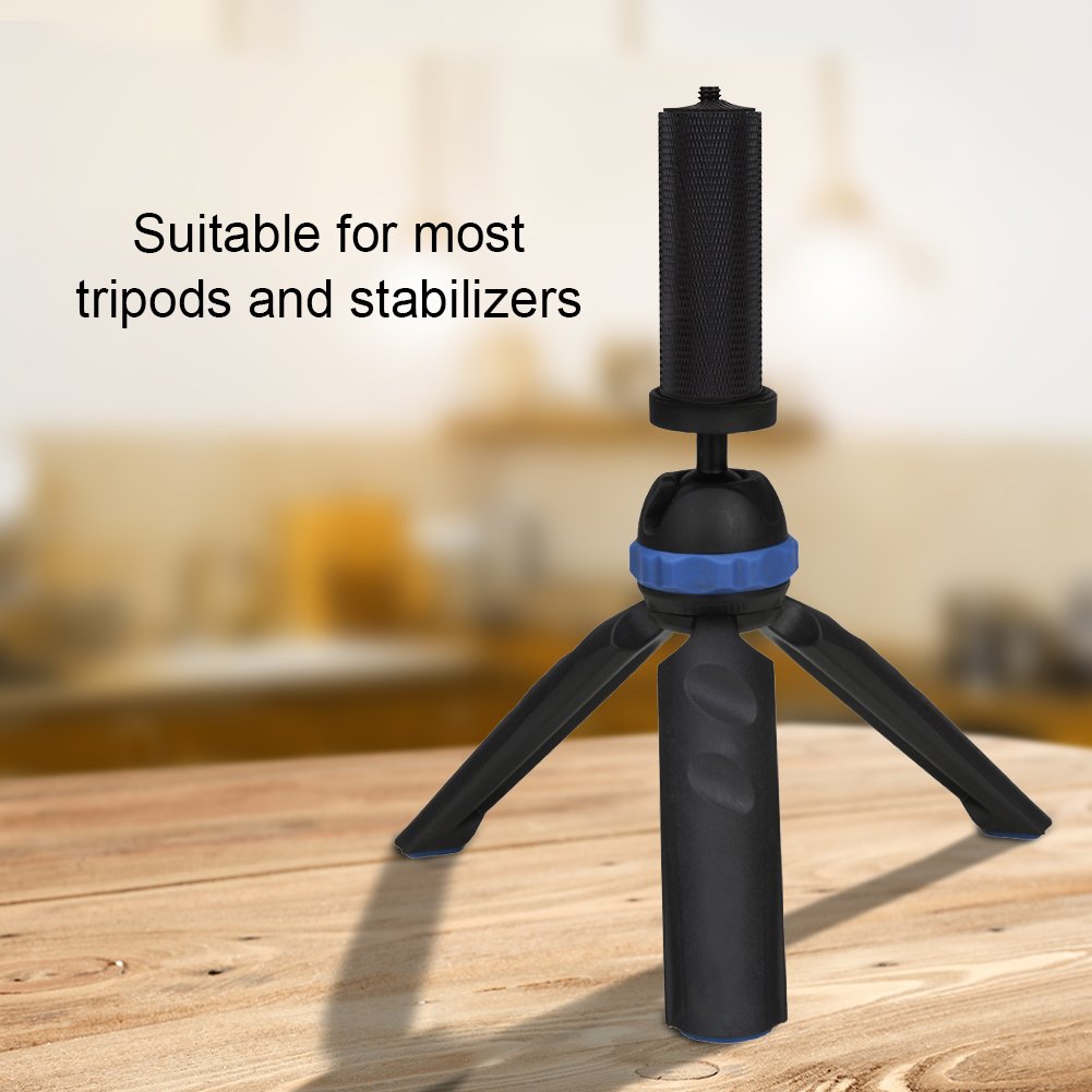 Tripod Extension Rod, 1/4" Screws Desk Stabilizer Accessory - Adjustable Telescopic Pole for Monopod With Screws