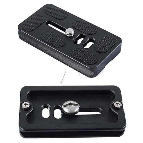 7cm Long Camera Quick Release Plate QS-70 with 1/4" Screw Compatible with Arca-Swiss Fit Tripod Ball Head Panning Head Panorama Head Panoramic Head