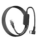 SYGGDERS USB-C to RJ11 Power Cord, Radar Detector Cable, for Replacing Radar Detector Cables Such as Uniden R1 R3 R7 Beltronics Cobra Whistler Escort