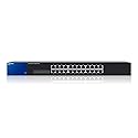 Linksys 24-Port Metallic Gigabit Switch (SE3024), Black
