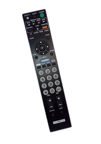 Replaced Remote Control Compatible for Sony KDL-46S2010 KDL-26S3000/W KDL-52WL140 KDL-32BX421 KDL-32S5100 KDL46S2000 KDL26S3000/R KDL52W4100