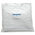 500 pcs 6 inch Cable Zip Ties Heavy Duty, Premium Plastic Wire Ties with 40 LBS Tensile Strength, Self-Locking White Nylon Ties Straps for Indoor