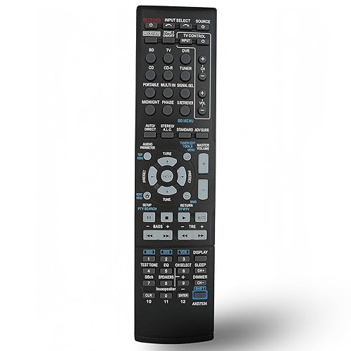 AXD7534 Replacement Remote Control Compatible for Pioneer VSX-519V-k Vsx-519v-s Audio Vidio Receiver