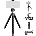 NEEWER Basics Flexible Phone Tripod, Mini Small Octopus Desk Stand Holder, Vlog Selfie Stick for Cell Phone Camera Compatible with iPhone GoPro DJI
