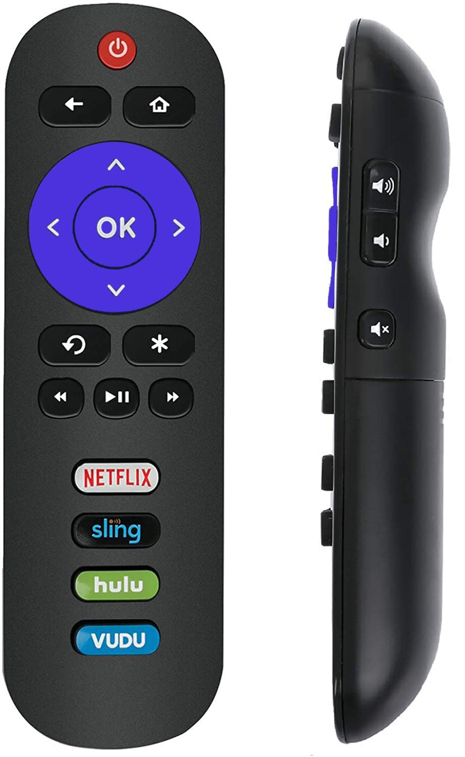 Remote Control Compatible with All Westinghouse Roku TV with Netflix Sling hulu VUDU - No Setup Required