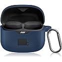 POZCIS for JBL Tune Buds Case Cover, Soft Silicone Protective Earbuds Case Front LED Visible, Only Compatible with JBL Tune Buds, Headphones Case