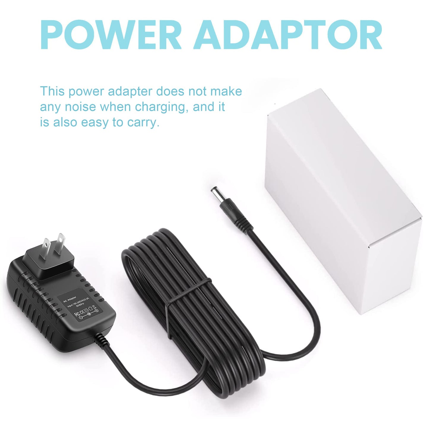 SLLEA 15V AC Adapter Compatible with Cat Open Air Self Cleaning Cat Litter Box Power Cord