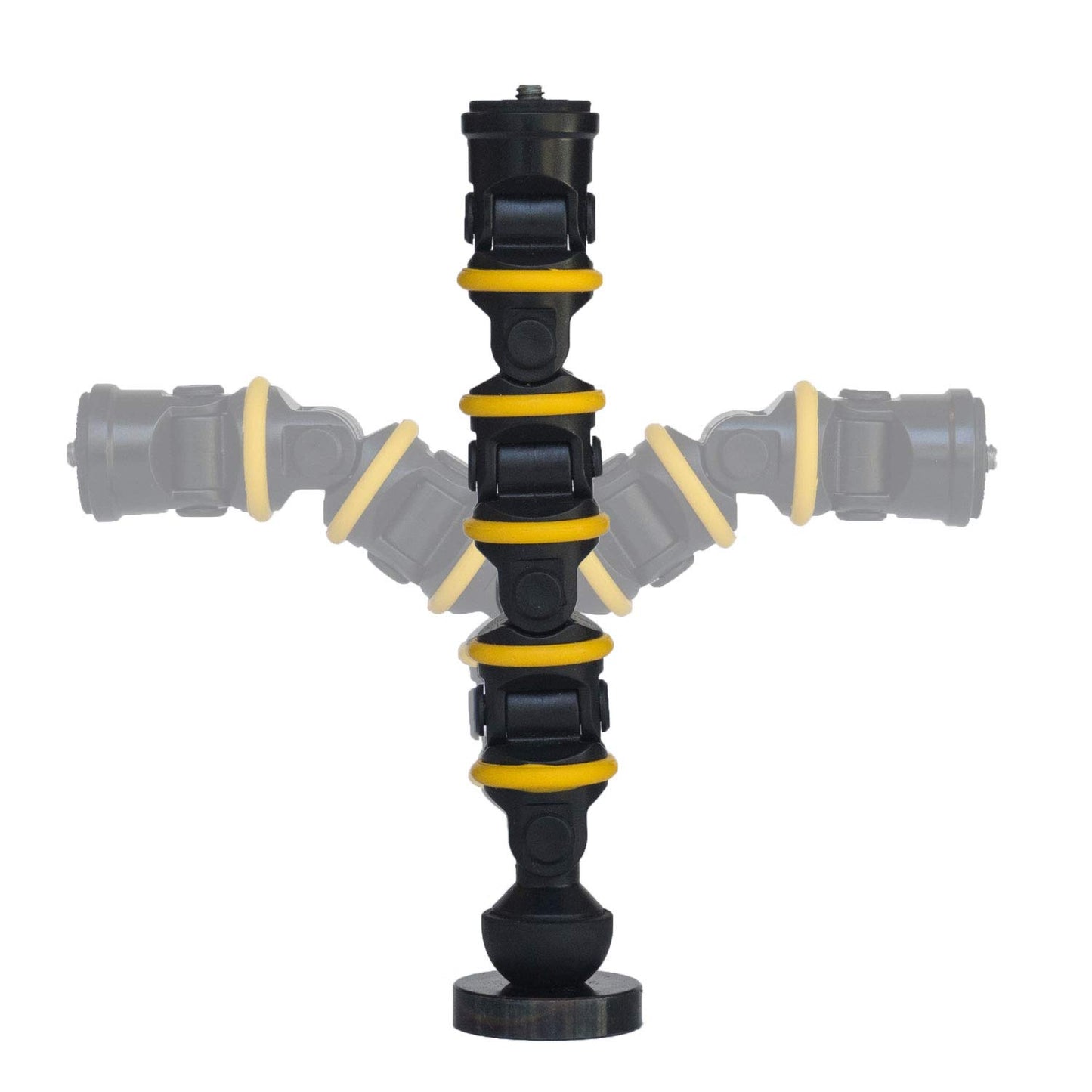 GRIFITI Nootle Recon 5 Flex Arm Leg Magnetic Camera Mount Stand Magnetic Foot 6 Inch Flexible Pole Holder Base for Cameras, Video Mounts Tripod