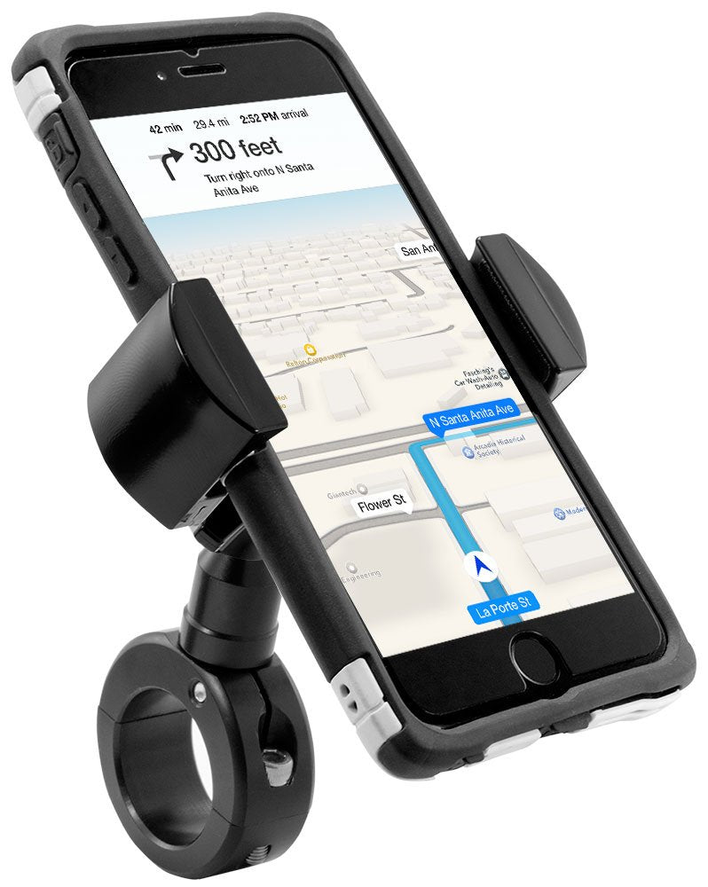 ARKON Mounts RoadVise Motorcycle Phone Mount for iPhone X 8 7 6S Plus iPhone 8 7 6S Galaxy S8 S7 Note 8 (RVMC2B)