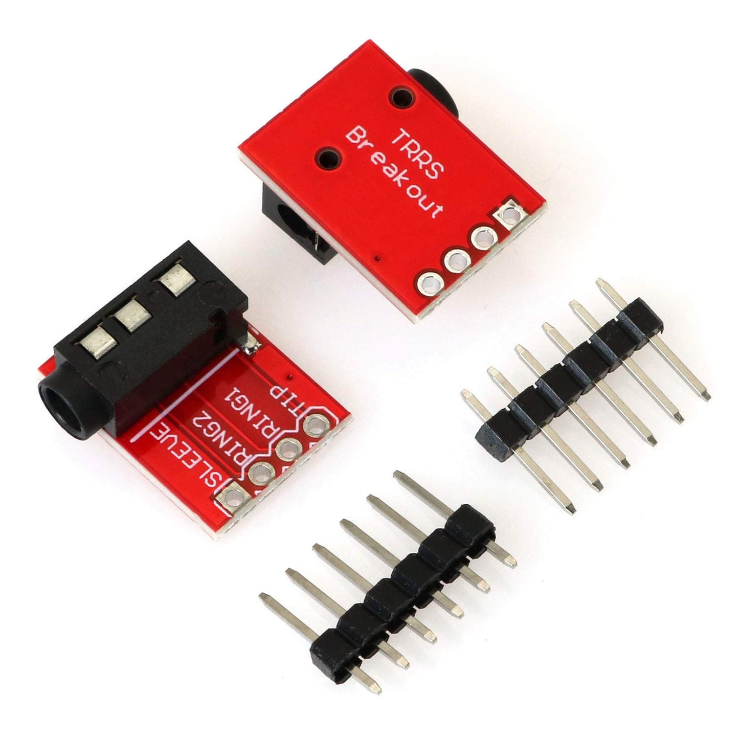 E-outstanding TRRS Connector 2PCS TRRS 3.5Mm Stereo Audio Jack Breakout Board Headphone Video MP3 Jack Module for Arduino