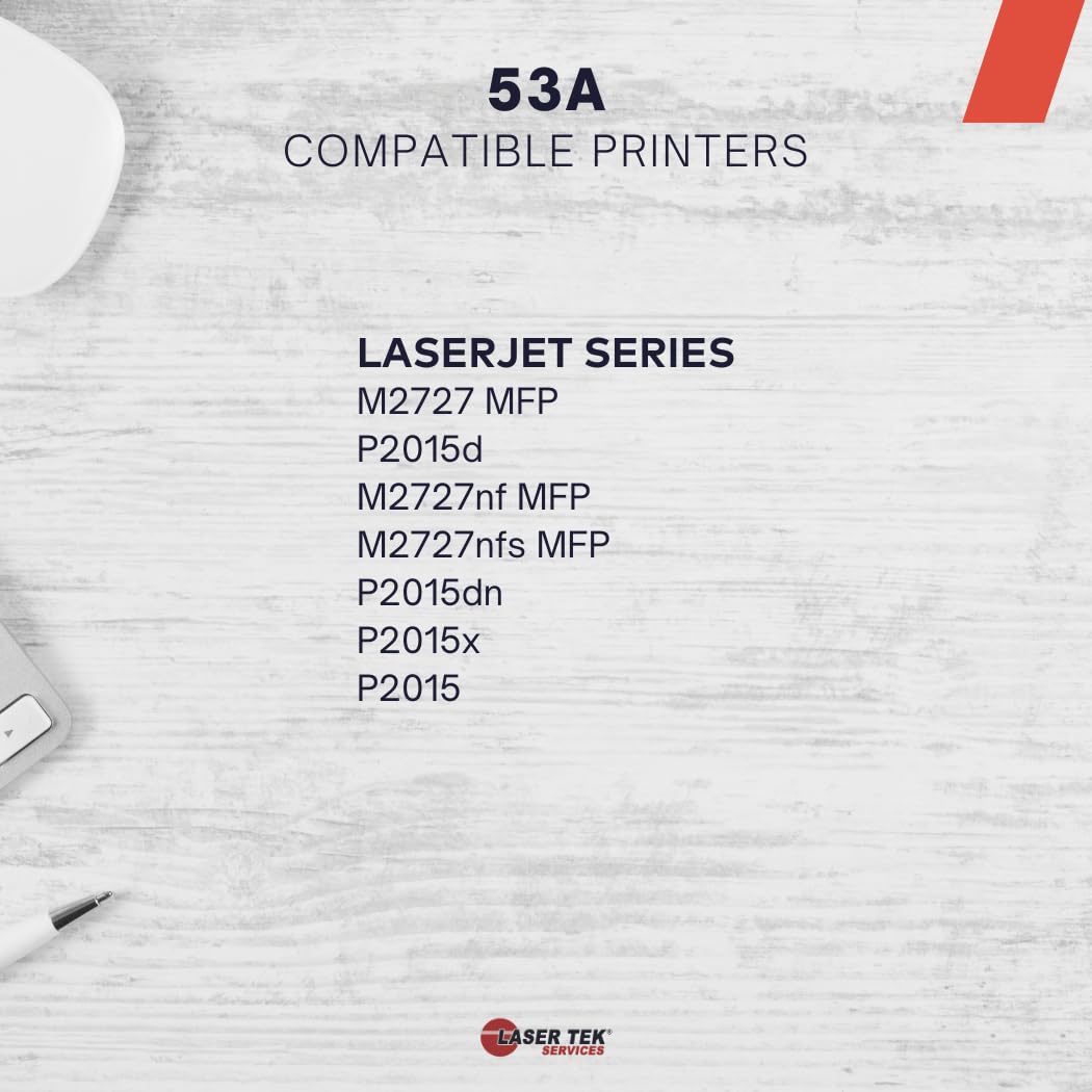 Compatible 53A Q7553A Toner Refill Kit - Refills HP 53A (Q7553A) Toner Cartridges - Works with HP LaserJet M2727 MFP, M2727nf MFP, M2727nfs MFP