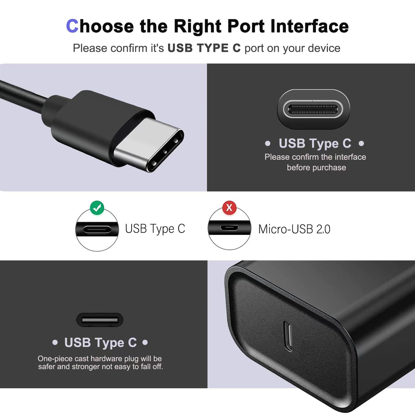 20W USB Type C Charger Adapter Block for Beats Powerbeats Pro 2 Earbuds Beats Solo 4, Beats Studio Buds Pro/Plus, Beats Flex Pro/Pill 2024, Beats