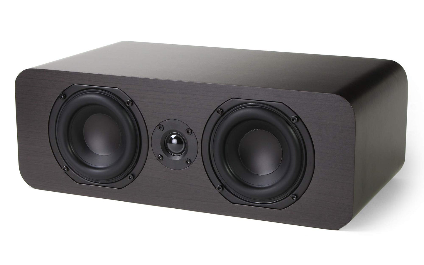 Micca RB42-C Premium Center Channel Bookshelf Speaker with Dual 4-Inch Woofers and Silk Tweeter, Clearer Dialogue for Home Theater Surround Sound