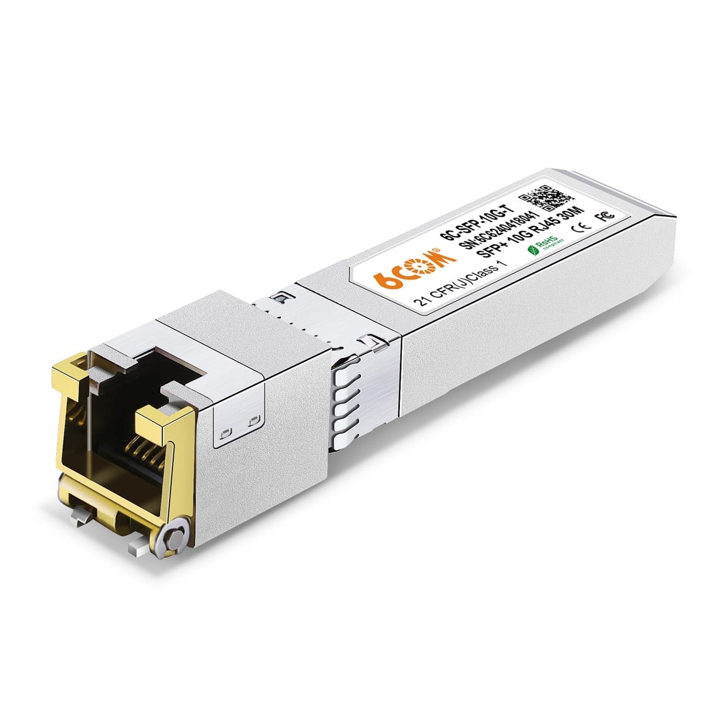 4Pack 10Gb SFP+ to RJ45 Ethernet Transceiver, 10Gbase-T Copper SFP Module