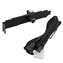 DGHAOP PC Case Fan Governor PWM Temperature Control 3Pin/4pin PCI Cooling Fan Speed Controller SATA Power Supply