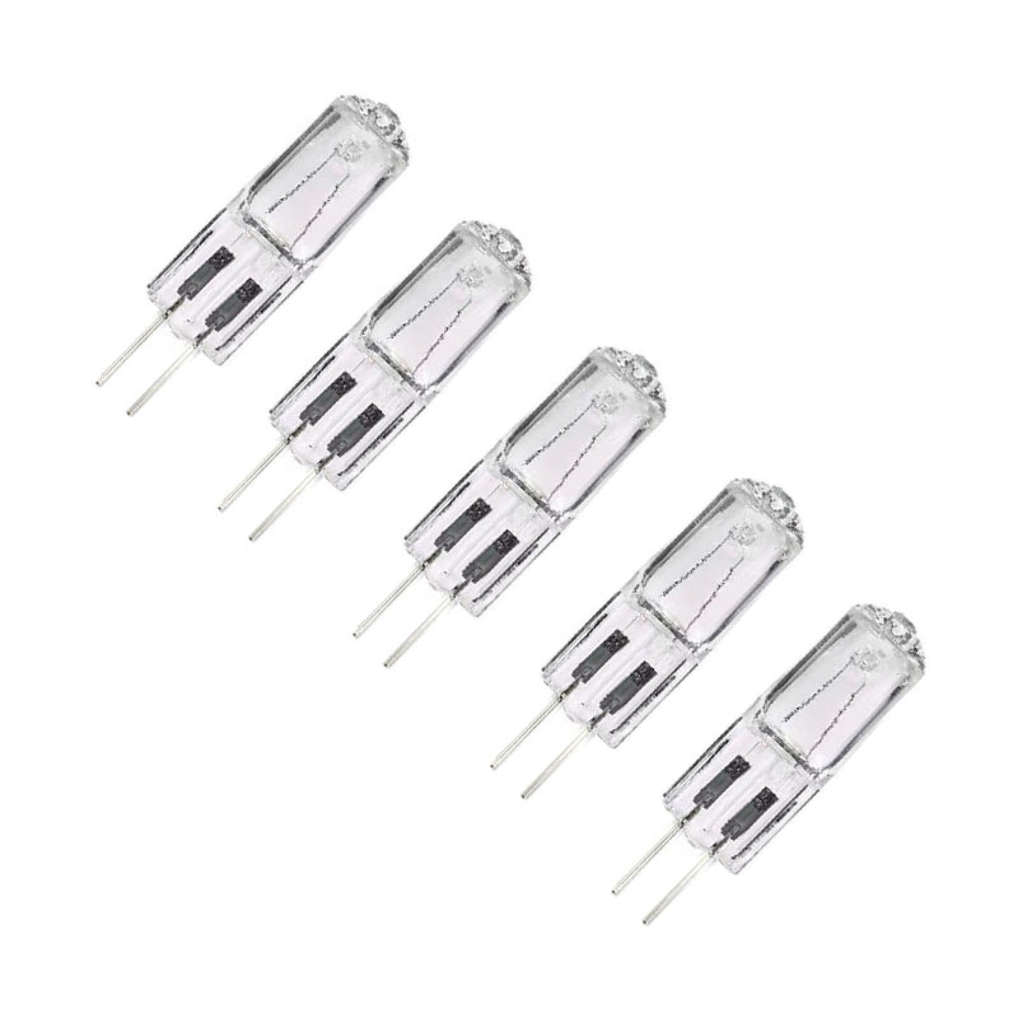 WOLTHID G4 AC120V 35W G4 Bi-Pin Light Bulbs 220V 50W Warm White 2700K Halogen Lamps Dimmable for Home Lighting Kitchen Hood 5PCS 120V-35W