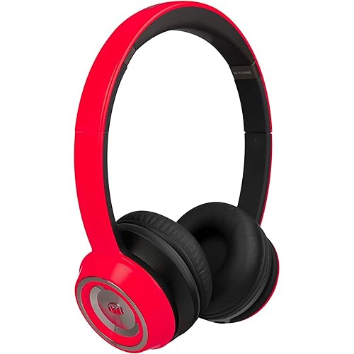 Monster NCredible NTune On-Ear Headphones Candy Red