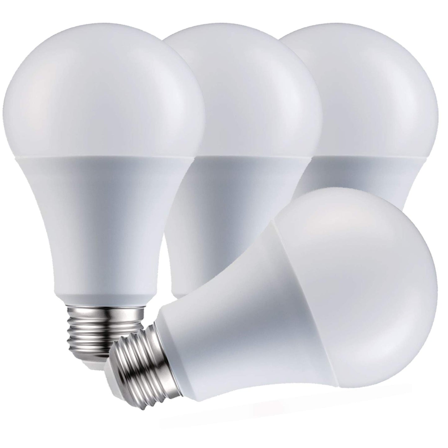 LABORATE LIGHTING A19 LED Light Bulbs - E26 Base, 60W, 800 Lumens, Soft White 3000K Illumination - Dimmable, Energy Saving Outdoor & Indoor Home