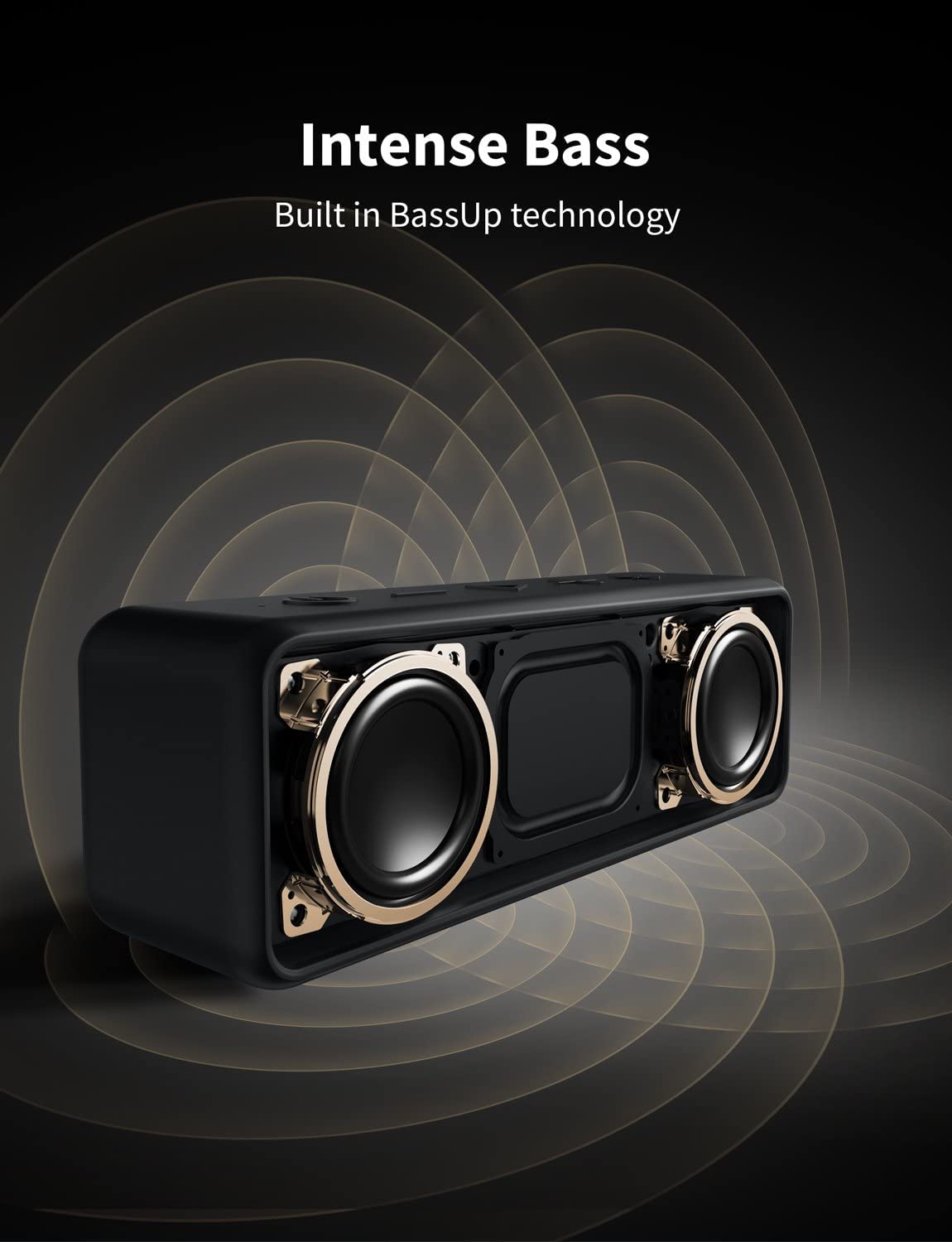 Anker Soundcore 2 Portable Bluetooth Speaker with 12W Stereo Sound, Bluetooth 5, Bassup, IPX7 Waterproof, 24-Hour Playtime, Wireless Stereo Pairing