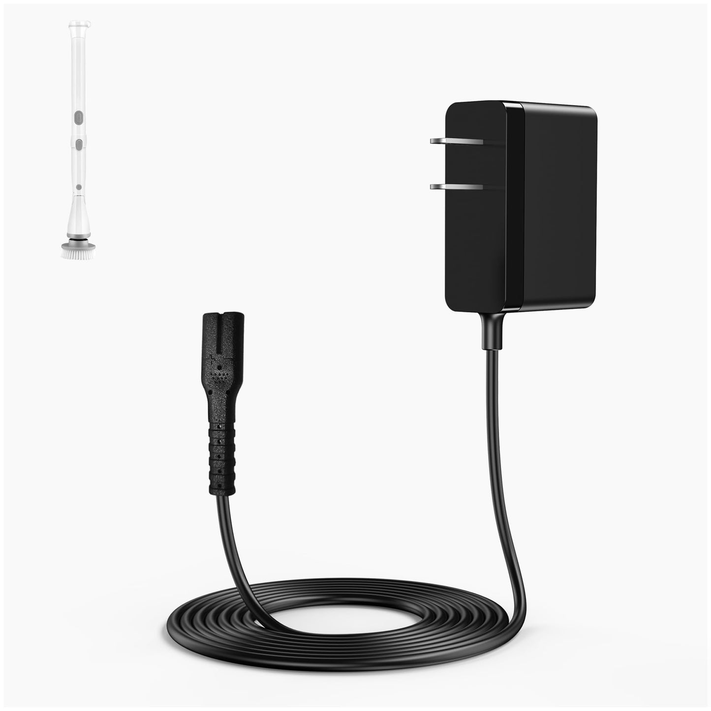 9V Adapter Compatible with LABIGO Cordless Spin Scrubber LA1 Pro Model KS-2619, for Voweek VWS211 / SP02, Homitt HM115CD / HM115CW / HM115CG HM115C…