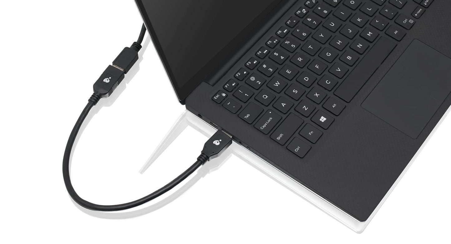 IOGEAR USB 3.0 Extension Cable Male to Female 12-Inch, G2LU3AMF