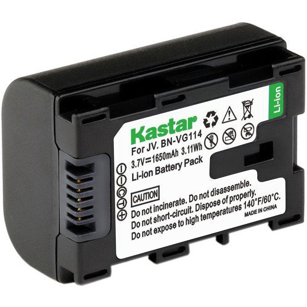 Kastar BN-VG114 Battery (1-Pack) Replacement for JVC BN-VG107 BN-VG107U BN-VG108U BN-VG108E BN-VG114 BN-VG114U BN-VG114US Rechargeable Lithium-ion
