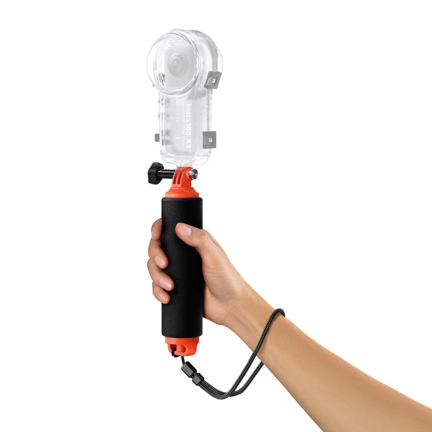 Insta360 Floating Hand Grip, Buoyant Mount with Non-Slip Handle, Compatible Ace, Ace Pro, Ace Pro 2, GO 3, GO 3S, GO Ultra, X2, X3, X4, X5 Action