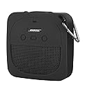 TXEsign Silicone Case Sleeve Compatible with Bose SoundLink Micro Waterproof Portable Speaker, Full Protective Stand Up Case Shockproof Travel Carry
